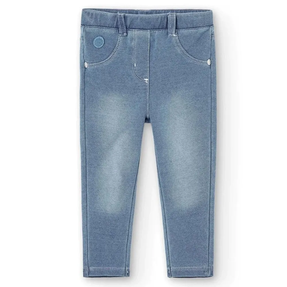 Pantalón felpa niña Boboli 290001 BLEACH CORDONETS