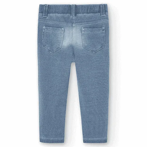 Pantalón felpa niña Boboli 290001 BLEACH CORDONETS