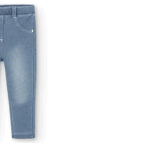 Pantalón felpa niña Boboli 290001 BLEACH CORDONETS