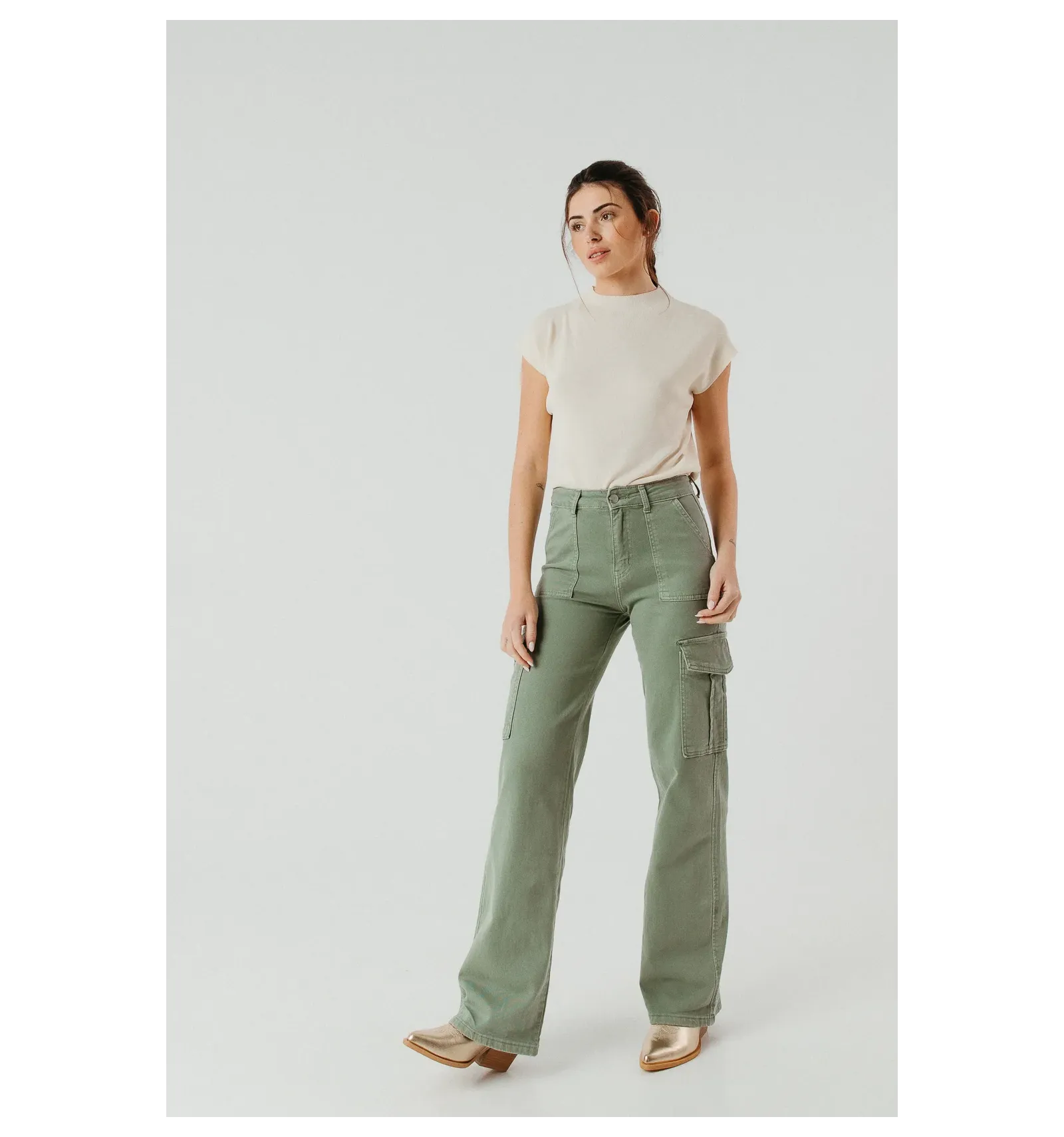 PANTALóN RONSES  KAKI