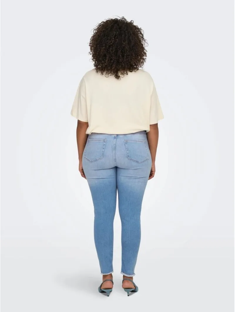 Pantalón vaquero skinny con rotos, Only Carmakoma