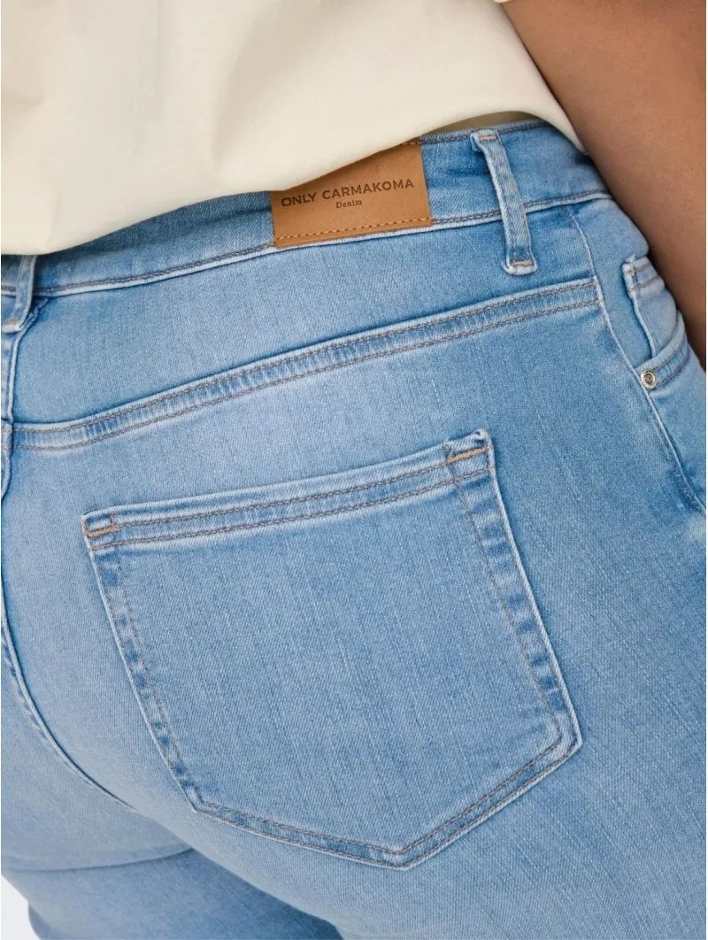 Pantalón vaquero skinny con rotos, Only Carmakoma