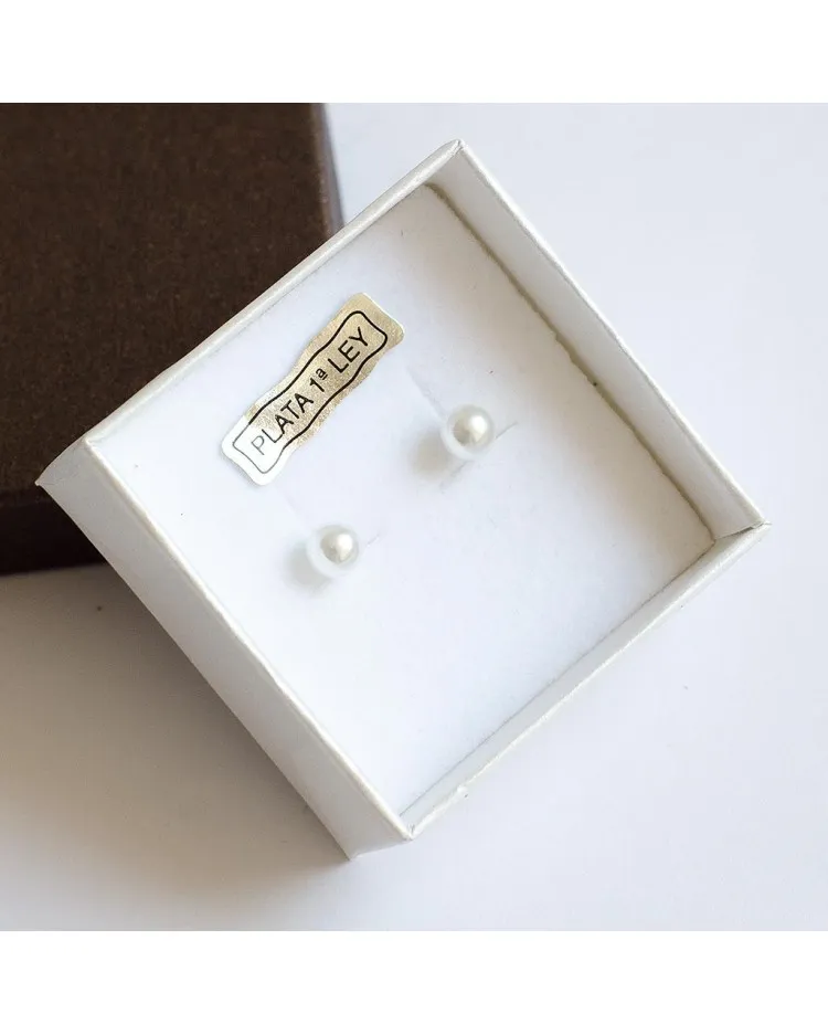 Pendientes bebé perlas