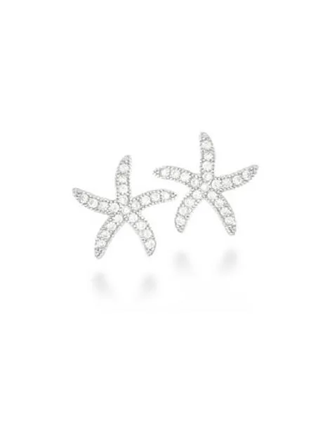 pendientes luxenter star plateado