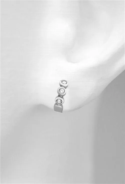 Pendientes oro blanco con diamantes para mujer 192_Z1272B