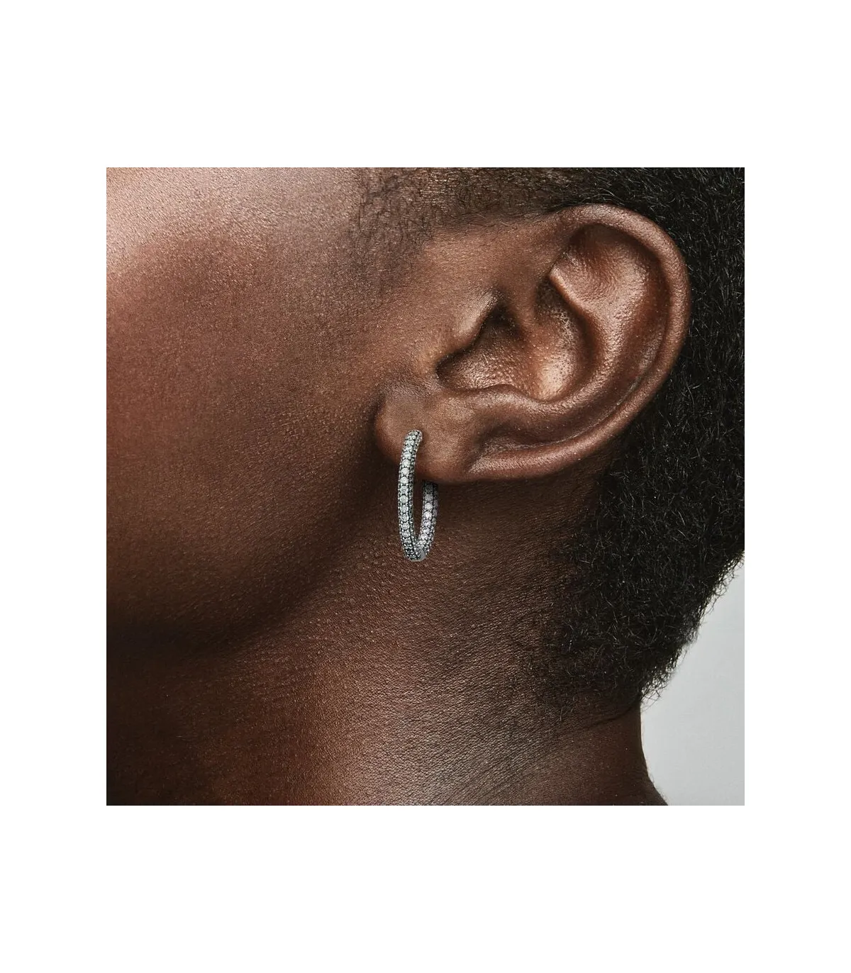 PENDIENTES PANDORA DE ARO FILA DE PAVé TIMELESS  293016C01