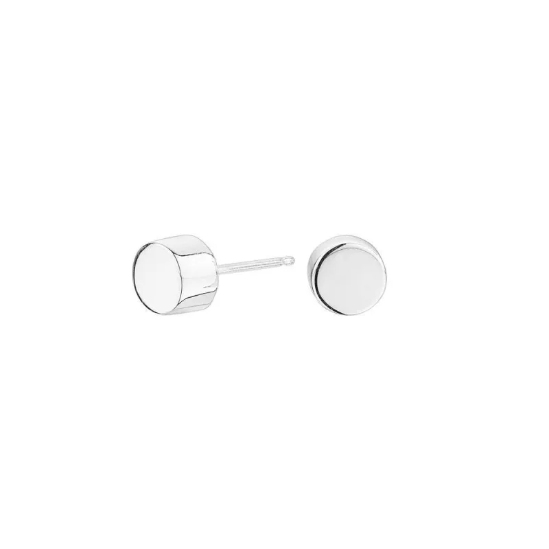 PENDIENTES PLATA CíRCULO BOTóN SEA100049UU