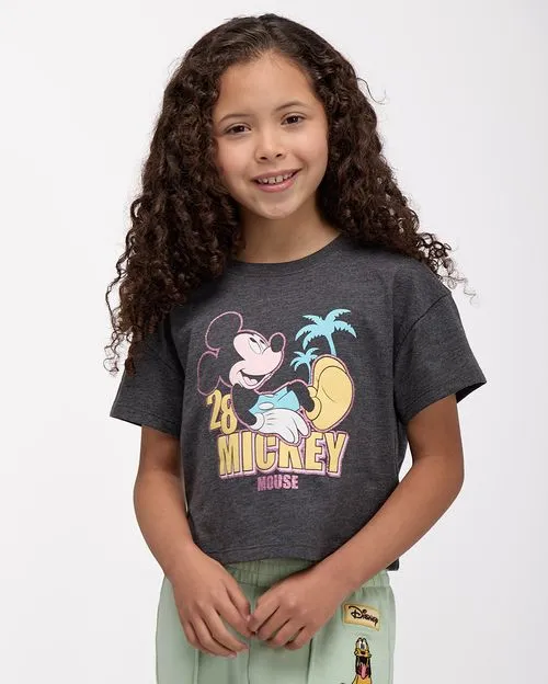Polo Niña Cloe Negro Jaspeado