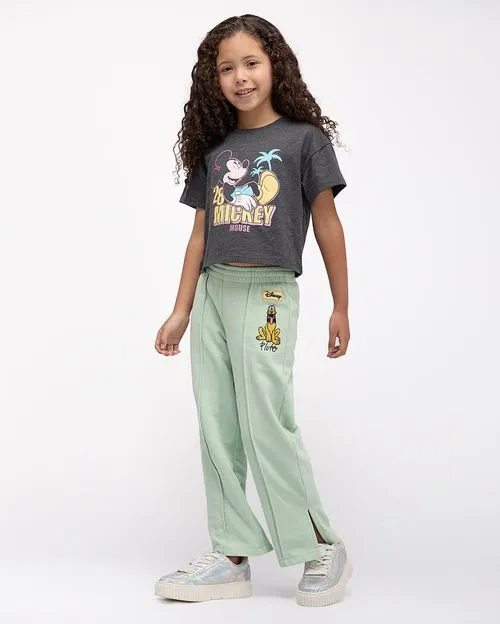 Polo Niña Cloe Negro Jaspeado