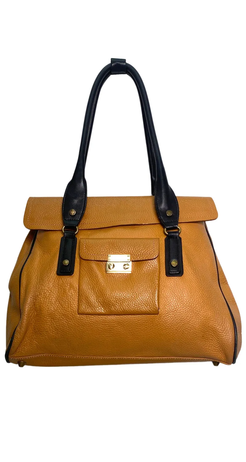 PRÜNE Cartera Cuero Café