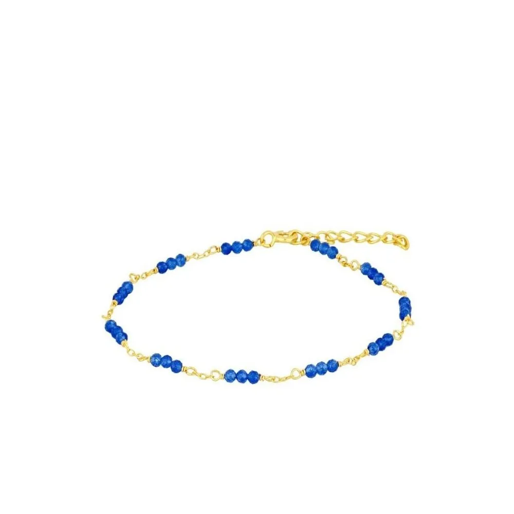 Pulsera Amalfi Jade Azul Oro