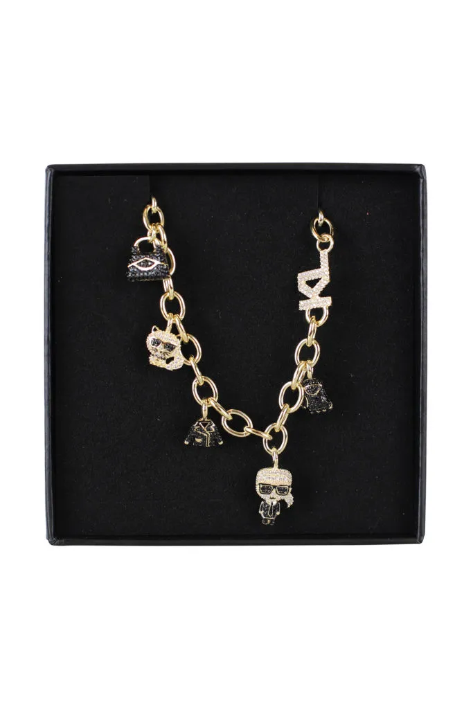 Pulsera color oro con figuras
