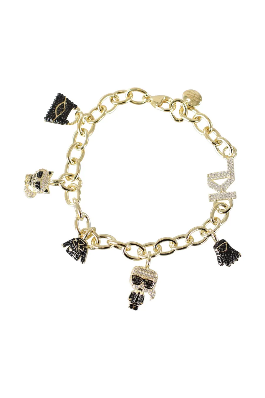 Pulsera color oro con figuras