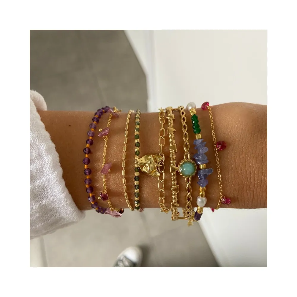 Pulsera Cylinders Oro