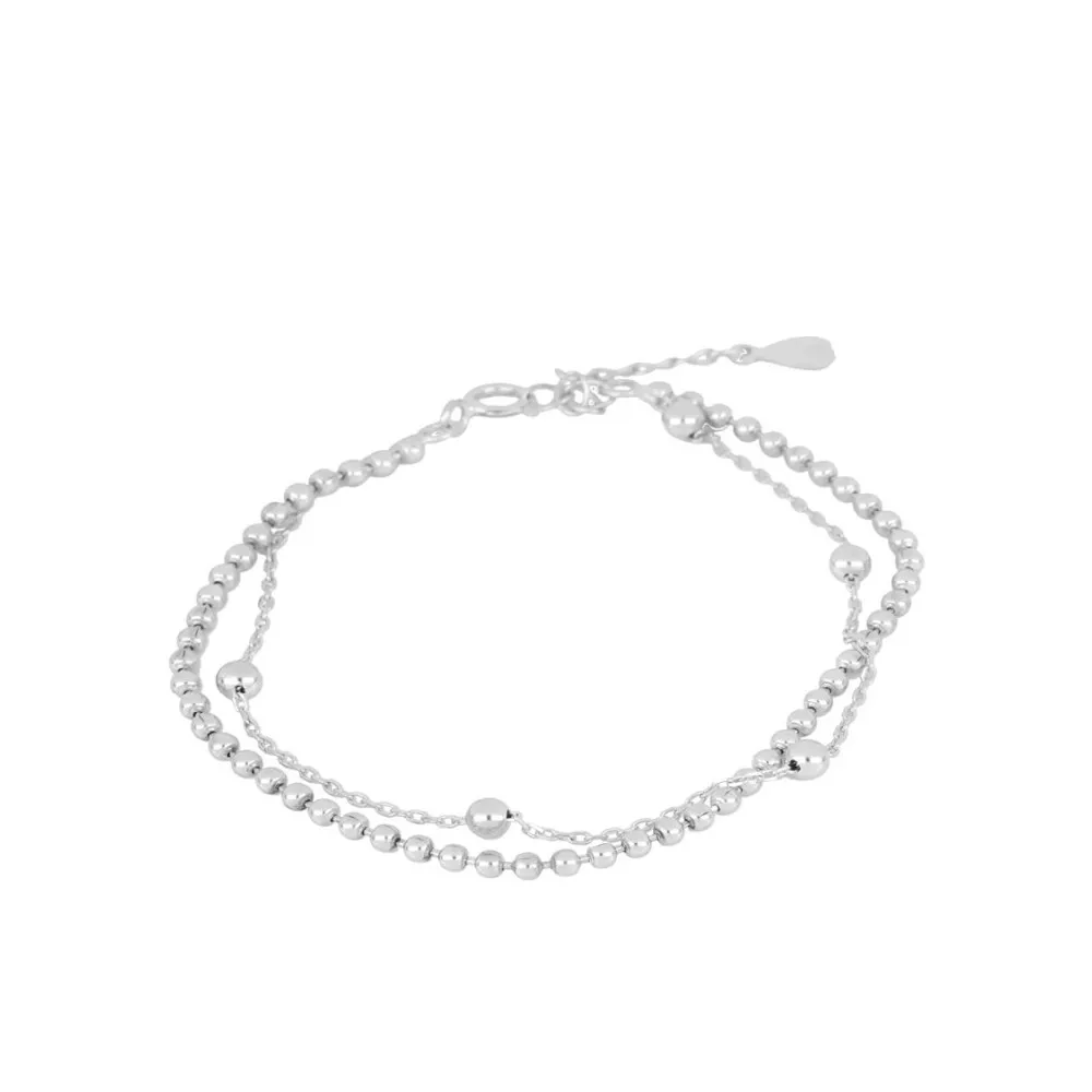 Pulsera Doble Bolitas
