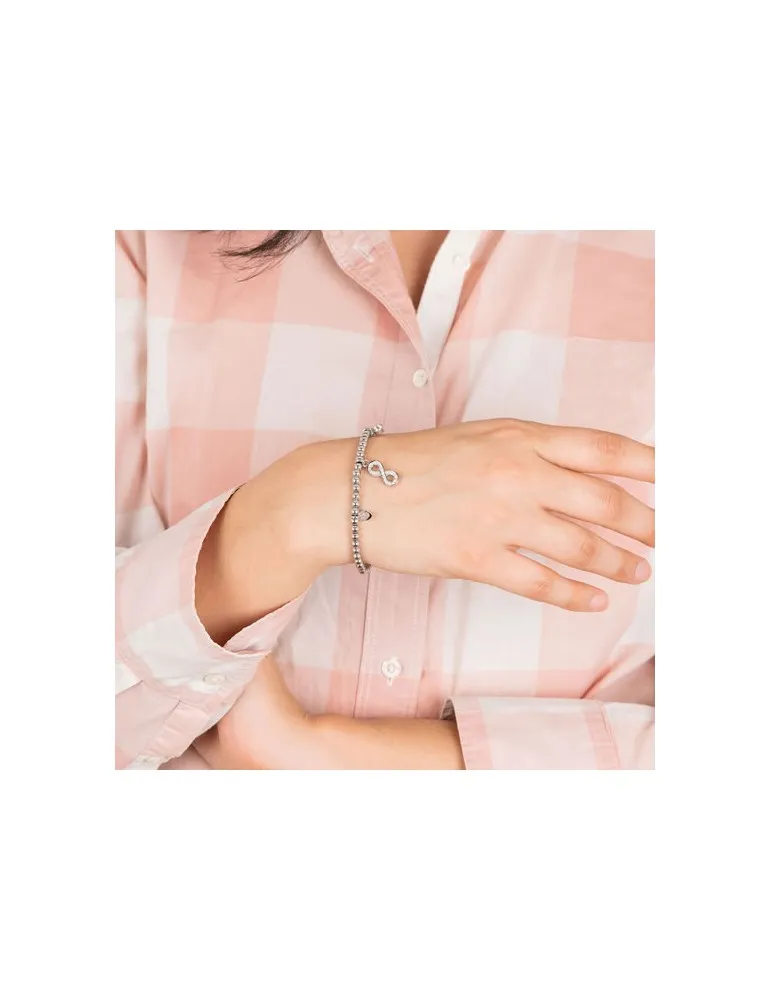 pulsera lotus style infinito acero mujer ls2170
