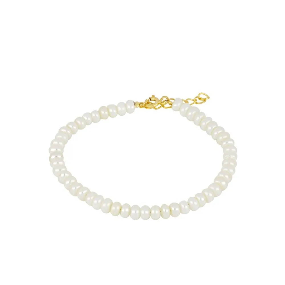Pulsera Maldives Perlas Oro