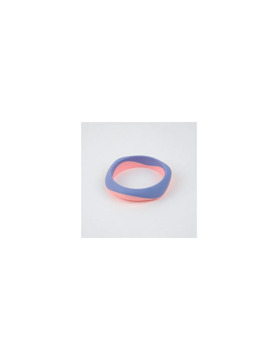 PULSERA MORDEDOR Y DE LACTANCIA DE SILICONA AZULSALMóN MI PIPO