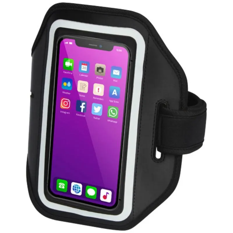 Pulsera smartphone reflectante con funda transparente 'Haile'