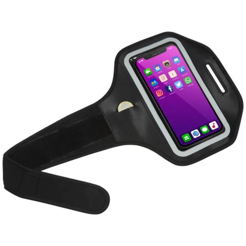 Pulsera smartphone reflectante con funda transparente 'Haile'