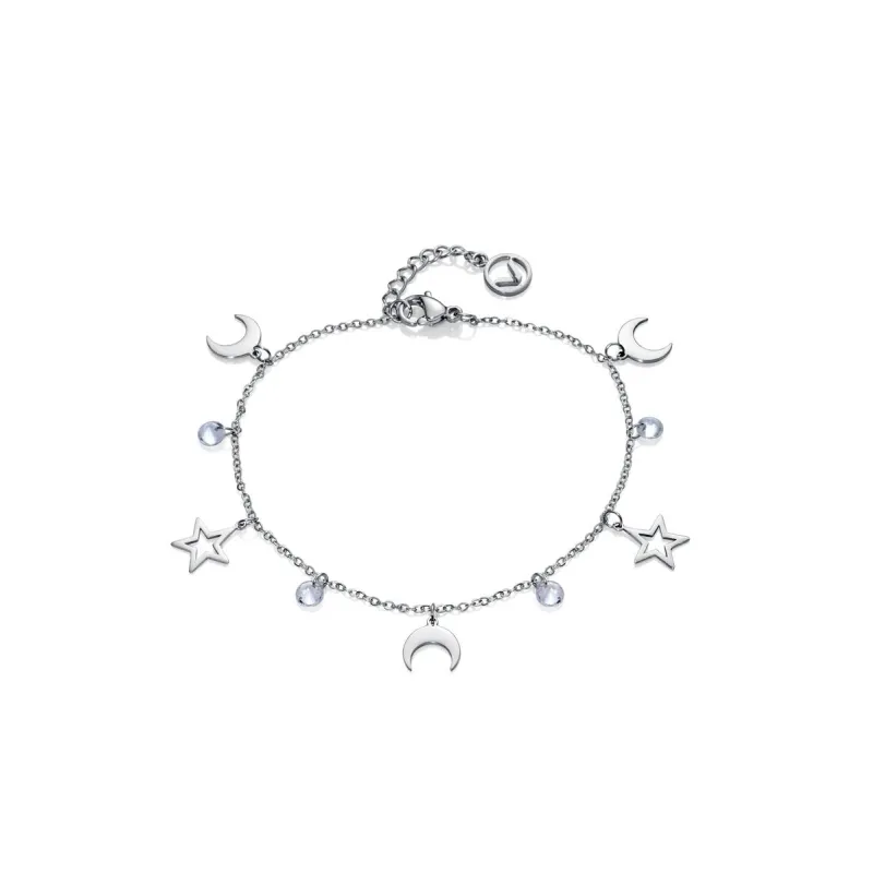 PULSERA VICEROY KISS CON ESTRELLAS, LUNAS Y CIRCONITAS 75199P01010