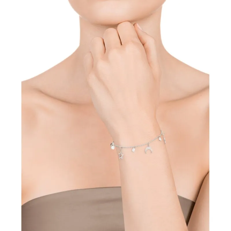 PULSERA VICEROY KISS CON ESTRELLAS, LUNAS Y CIRCONITAS 75199P01010
