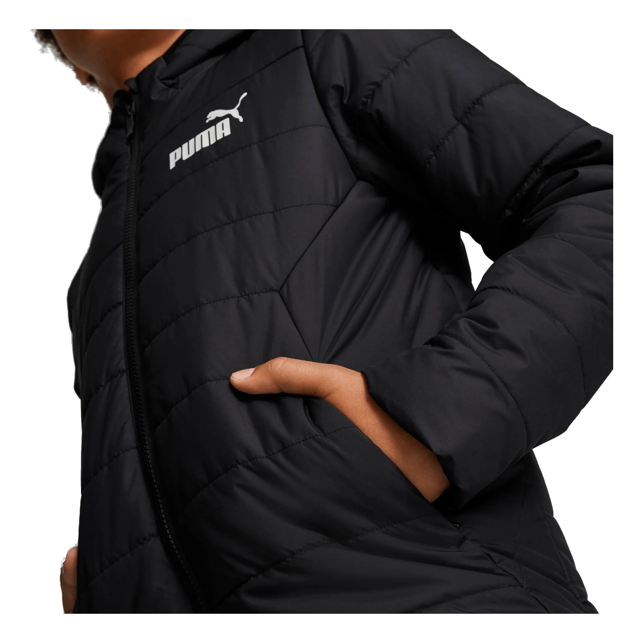 Puma Ess Hooded Padded Jacket Puma Black