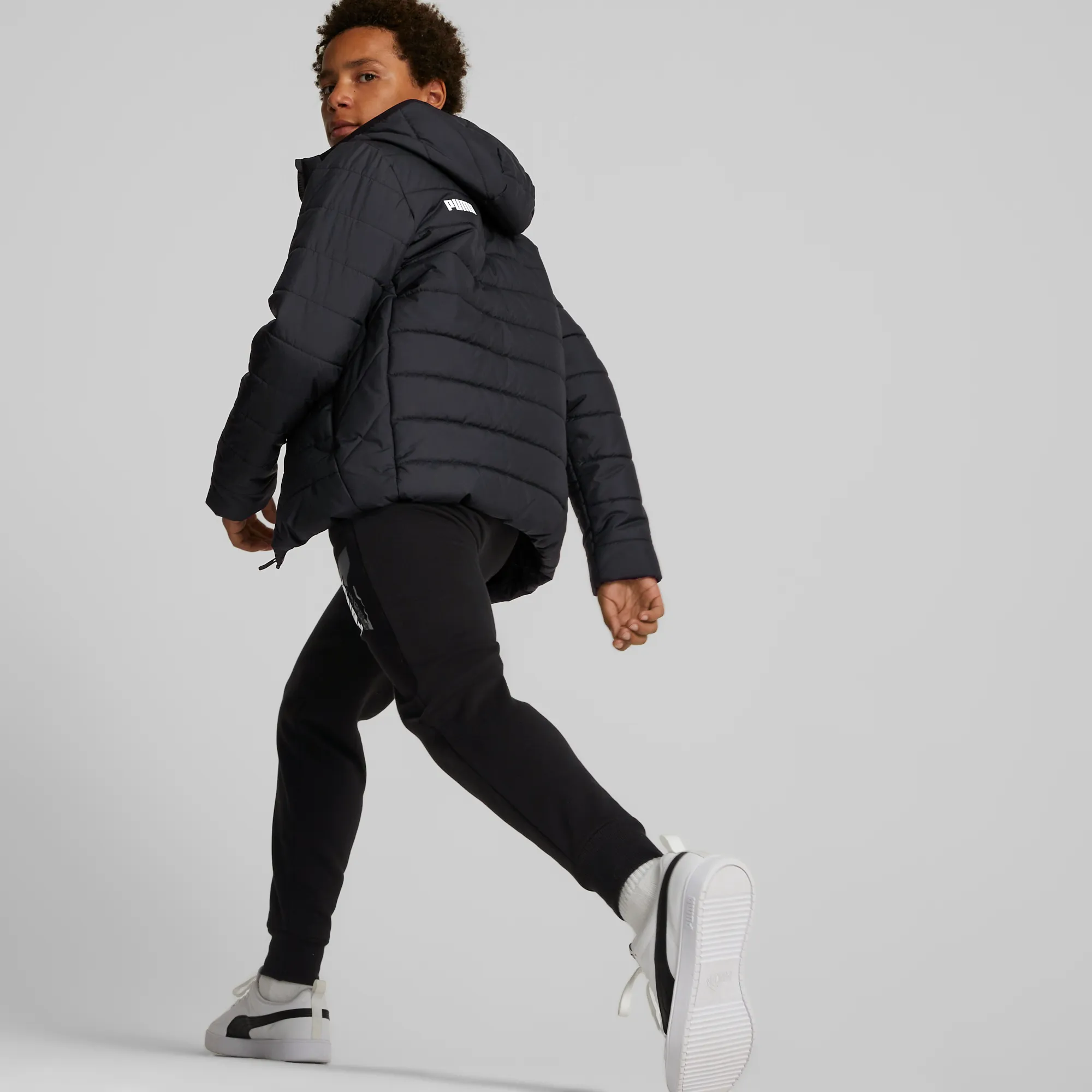 Puma Ess Hooded Padded Jacket Puma Black