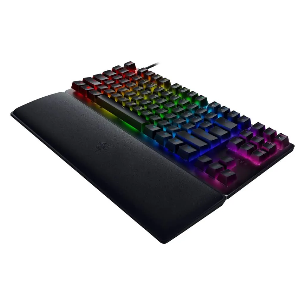 Razer Teclado Alámbrico Clicky Gaming Huntsman V2 Tenkeyless, Inglés