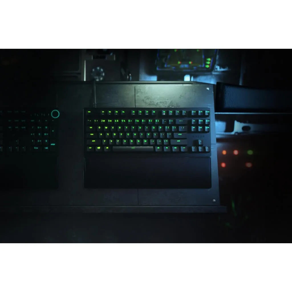Razer Teclado Alámbrico Clicky Gaming Huntsman V2 Tenkeyless, Inglés