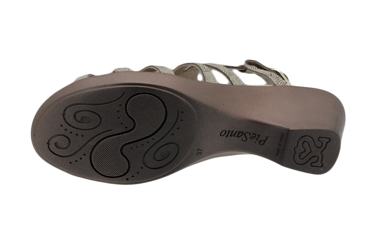 Removable Insole Sandal Mink Leather