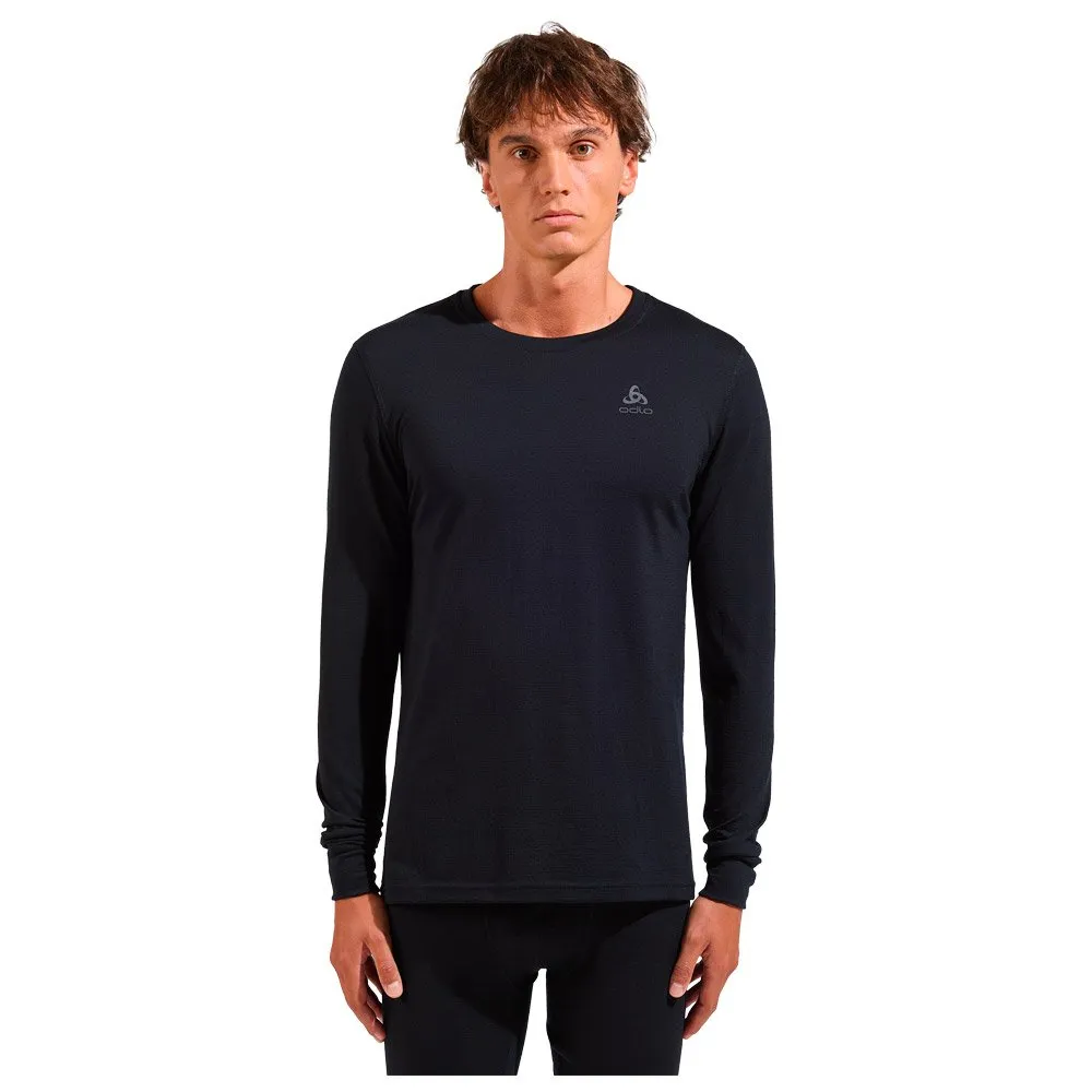 Ropa interior técnica Odlo Top Crew Neck L/S Merino 200 Black