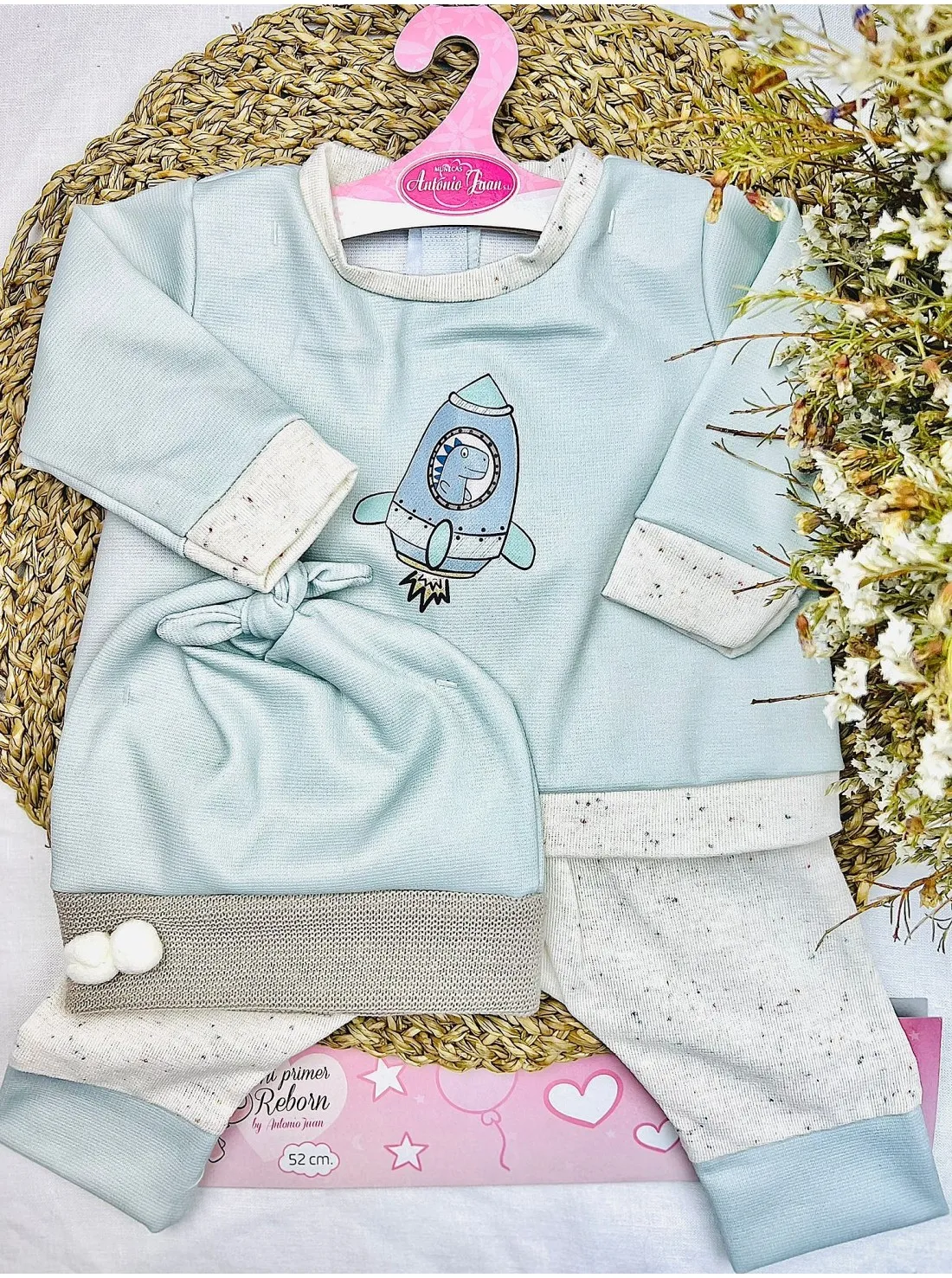 ROPA PARA BEBé REBORN COHETE  MUñECAS ANTONIO JUAN
