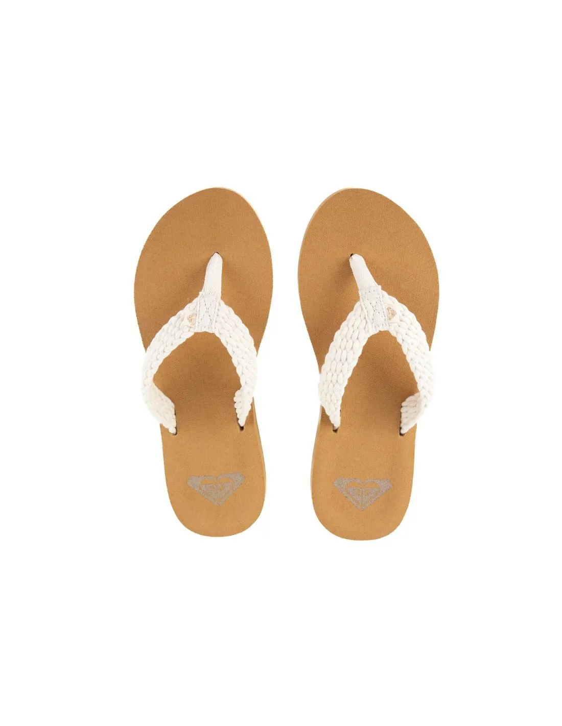 ROXY  CHANCLAS BLANCO Y NATURAL PORTO IV ARJL101166 MUJER