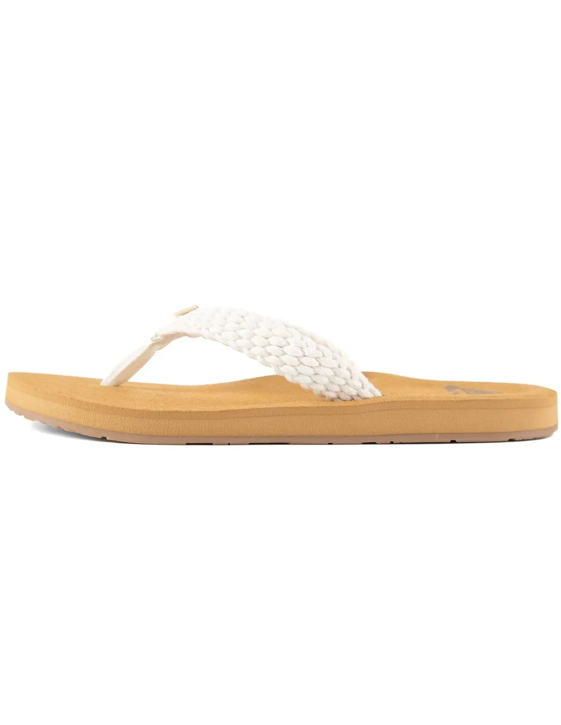 ROXY  CHANCLAS BLANCO Y NATURAL PORTO IV ARJL101166 MUJER