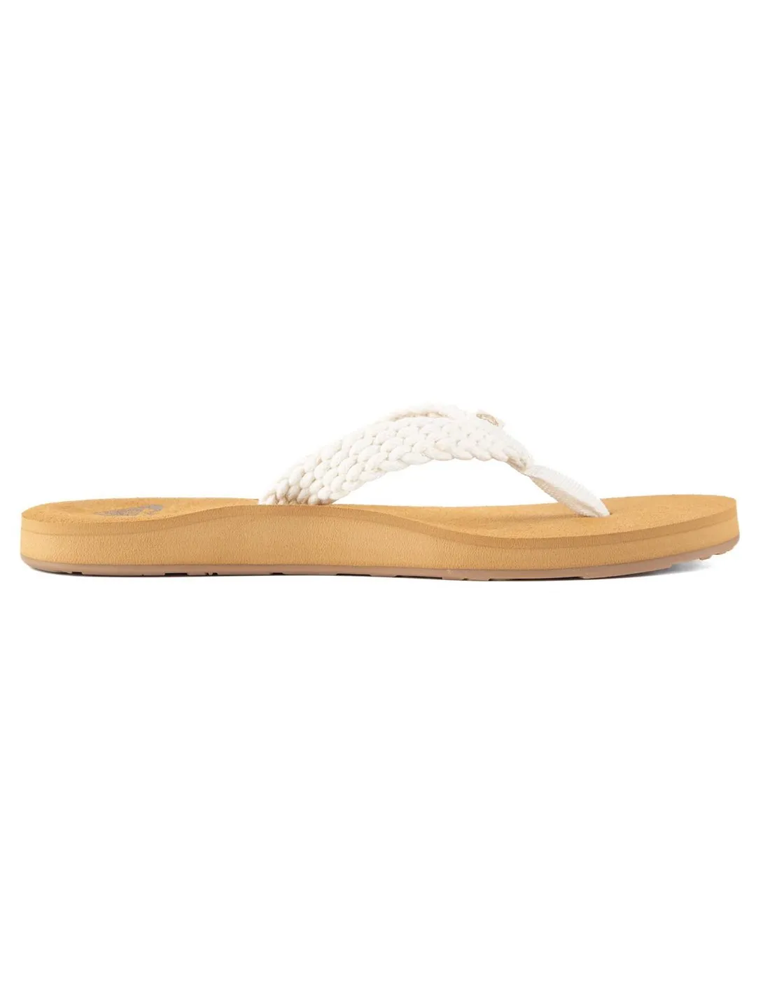 ROXY  CHANCLAS BLANCO Y NATURAL PORTO IV ARJL101166 MUJER