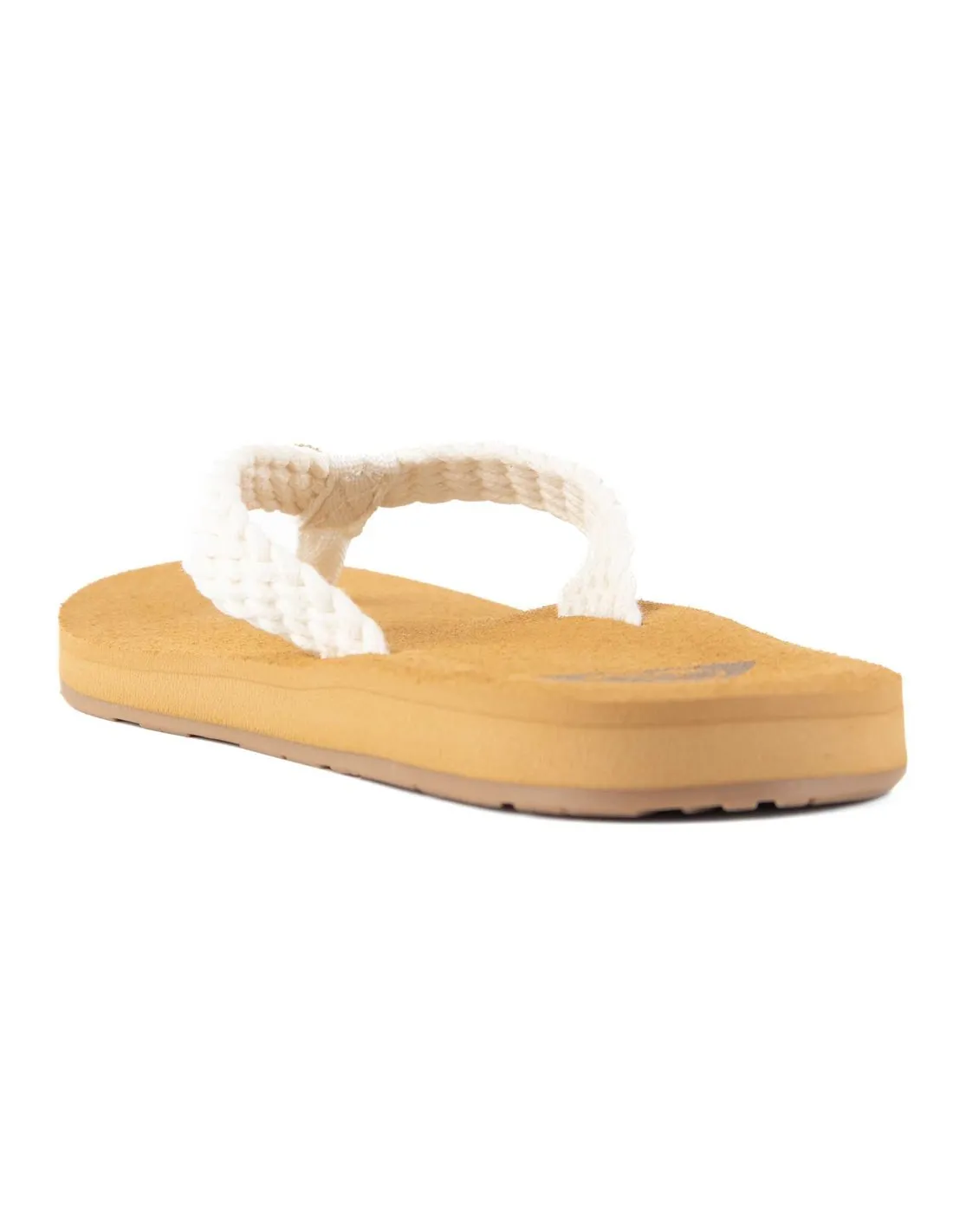 ROXY  CHANCLAS BLANCO Y NATURAL PORTO IV ARJL101166 MUJER