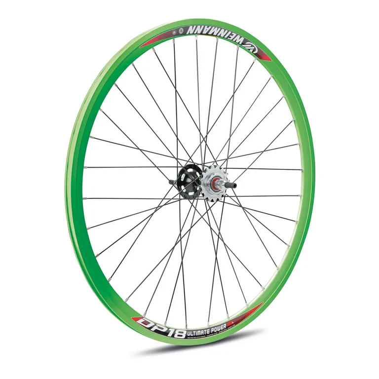RUEDA PISTA DP18 VERDE TRASERA 16 DIENTES  64322