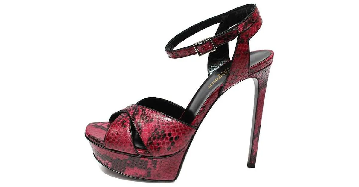 Saint Laurent Sandalias Rosa 