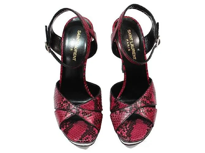 Saint Laurent Sandalias Rosa 