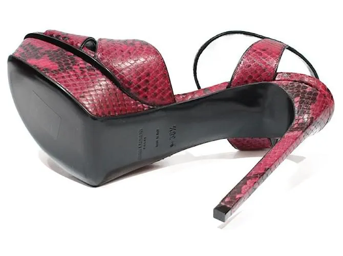 Saint Laurent Sandalias Rosa 