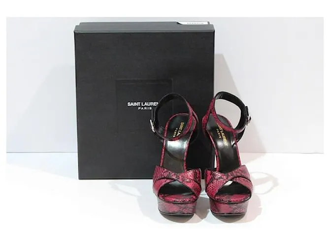 Saint Laurent Sandalias Rosa 