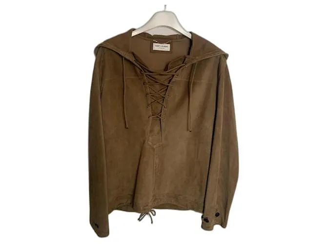 Saint Laurent Suéteres Camello 