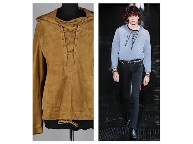 Saint Laurent Suéteres Camello 