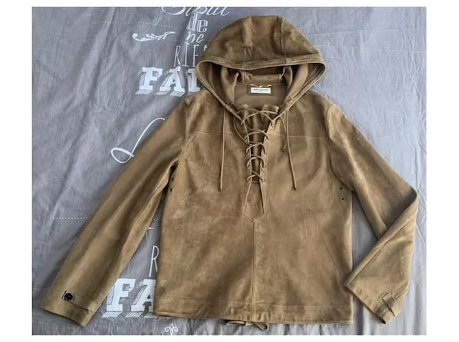 Saint Laurent Suéteres Camello 