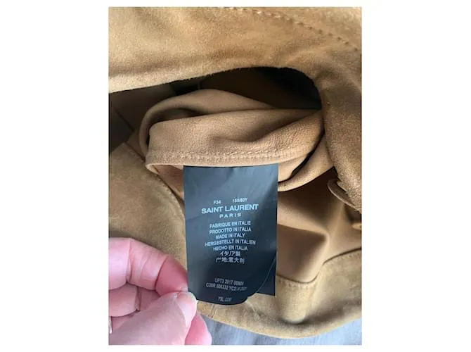 Saint Laurent Suéteres Camello 