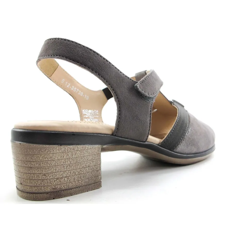 SANDALIA ARA LUGANO GRIS