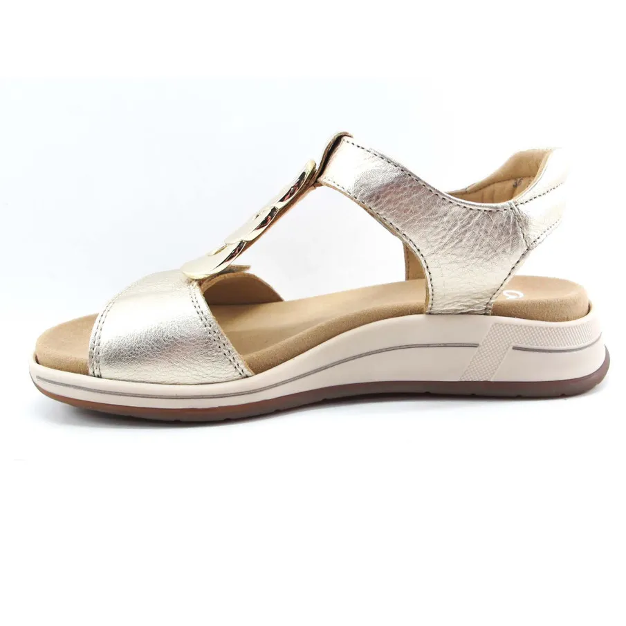 SANDALIA ARA MUJER OSAKA ORO