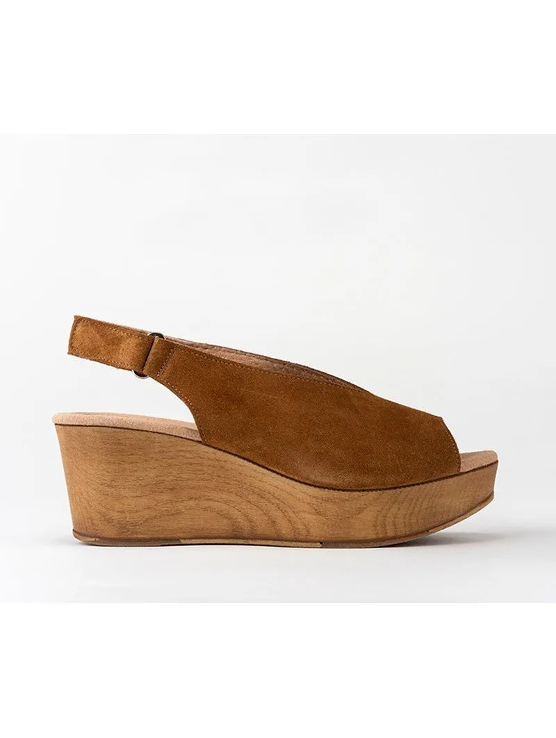 SANDALIA CON PLATAFORMA LINCE BY GIANNI ZENNA 90516 CUERO
