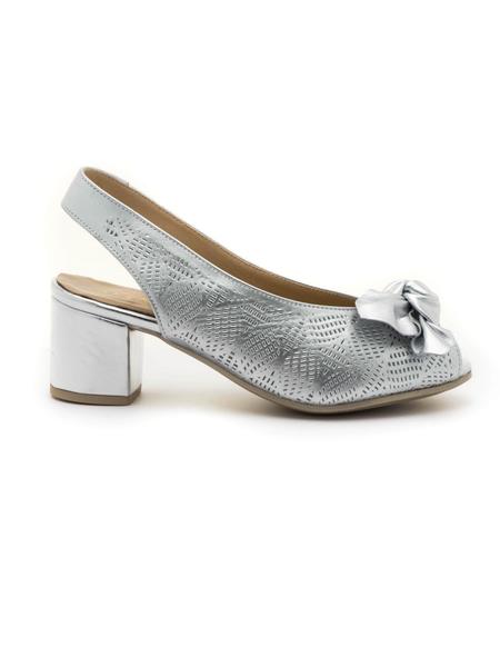 sandalia d'chicas plata para mujer